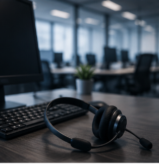 Managed IT support specialist helping business users