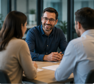 Small business receiving outsourced managed IT support